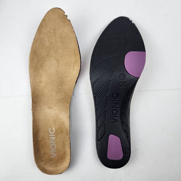 Vionic NWOB Anne Bootie Size 6 Taupe Brown Leather Stacked Heel Zip Entry Boho‎ - Picture 11 of 11